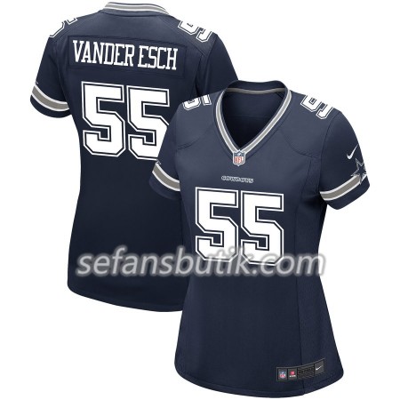 Dallas Cowboys Tröjor Leighton Vander Esch 55 Nike Navy - Dame Dallas Cowboys Tröjor Leighton Vander Esch 55 Nike Navy - Dame